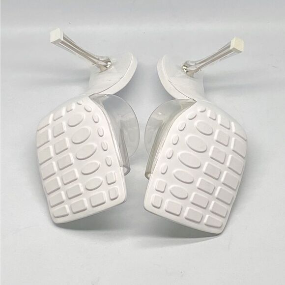 Bottega Veneta Clear High Heel Slide Sandals size 36 - Picture 11 of 13